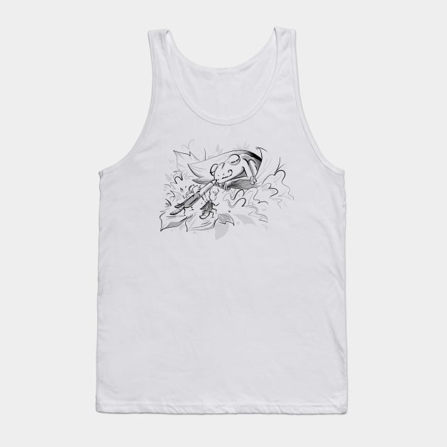 Mischievous Little Bugs & Frog Tank Top by Jason's Doodles